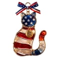 thumbnail image 2 of Patriotic Acrylic Cat Ornament – 250 Years of USA Celebration, Lightweight and Shatter-Resistant Pendant for Christmas Trees, Wall, Car Mirror, Collectors, and Holiday Gifts, 2 of 8