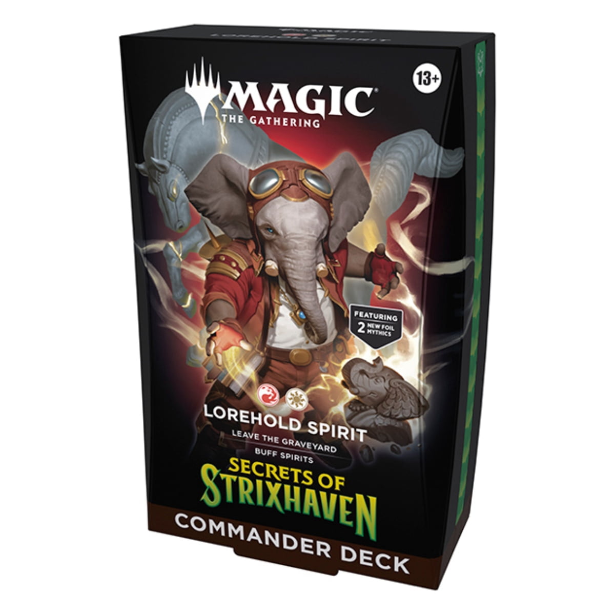 Magic the Gathering Secrets of Strixhaven 5-Deck Commander Case Cards