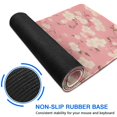 thumbnail image 6 of Long Mouse Pads for Desk,Pioneer Flower Floral Print Pattern Desk Mats on Top Of Desks, Desk Mouse Pad Extra Large with 3mm Non-Slip Base and Stitched Edge for Gaming,Office,Work,Home 35.4"x15.7", 6 of 6