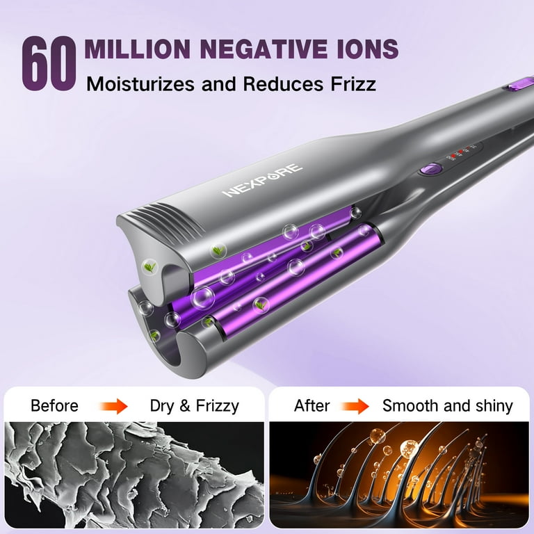 Curling Iron Hair Curler Waver, NEXPURE Crimper Hair Tool