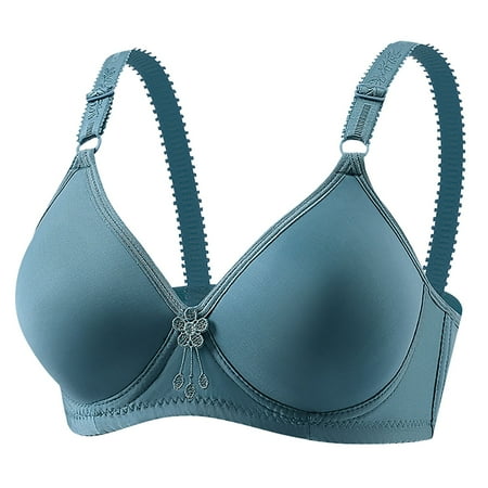 HYSYSB Sports Bras for Women balconette Bras for Women bras for Women seamless Bra high Support Bras for Strap Full Coverage Up Bras No Underwire Wireless Bras bralettes for Women Green 40