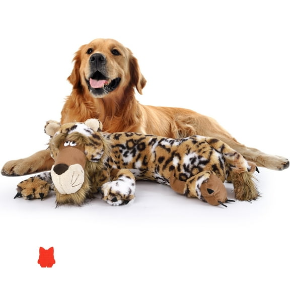 PET FULED Heartbeat Puppy Toy, Soothing Companion Plush for Dog Anxiety & Sleep Aid (Lion Design)