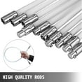 thumbnail image 3 of VEVOR Chimney Sweeping Brush Rotary Chimney Brush 394inch Chimney Brush Rod Kit 10 Rods with Nylon Flexible Rods (10 Rods), 3 of 9