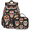 Multicolour 4, variant on Herdesigns Sugar Skeleton Black White Skull Large Backpack Set with Lunch Box Lightweight Water Resistant Travel Laptop Backpacks Casual Daypacks for Women Men