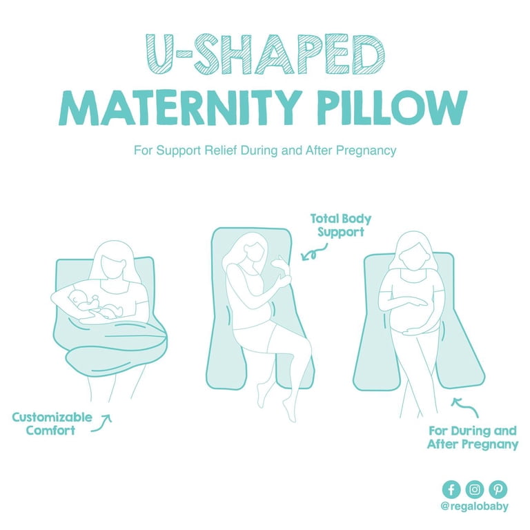 U-Shaped Maternity Pillow Full Body Support photo 6