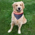 thumbnail image 6 of 4th of July Dog Bandanas 2 Pack, Memorial Day American Flag Scarf, Premium Polyester Fabric Soft and Comfortable,Patriotic Bandanas for Small, Large and Extra Large Dogs and Cats L, 6 of 6