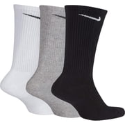 Nike Everyday Plus Cushion Crew Socks 3-Pair Pack Multicolor LG (Men's Shoe 8-12, Women's Shoe 10-13)