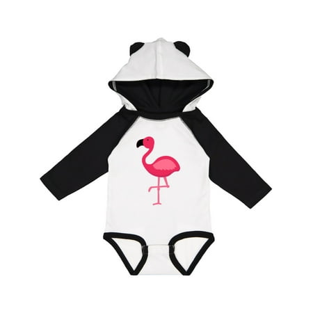 

Inktastic Pink Flamingo Gift Baby Boy or Baby Girl Long Sleeve Bodysuit
