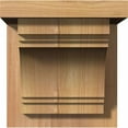 thumbnail image 2 of 7 1/2"W x 8"D x 8"H Pescadero Smooth Corbel w/Backplate, Western Red Cedar, 2 of 9