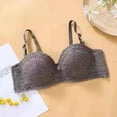 thumbnail image 1 of Soutien-gorge en Dentelle Fine 1/2 Tasse Soutien Supérieur Réglable pour Femmes sous-Vêtements Rassemblés, 1 of 6