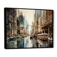thumbnail image 2 of Designart "Urban Heights with Skyscrapers I" Cityscapes Floater Framed Canvas Wall Art, 2 of 7
