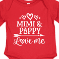 thumbnail image 4 of Inktastic Mimi and Pappy Love Me Boys or Girls Long Sleeve Baby Bodysuit, 4 of 5