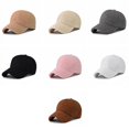 thumbnail image 3 of 2021 new lamb wool solid color baseball cap cap outdoor sun hat wholesale, 3 of 6