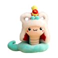 thumbnail image 1 of Peluche de serpiente china 2025, muñeco de peluche de serpiente, figura decorativa de dibujos animados para Año Nuevo Verde, 1 of 9