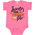 thumbnail image 3 of Inktastic Thanksgiving Sweeter Than Pumpkin Pie Boys or Girls Baby Bodysuit, 3 of 5