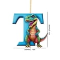 thumbnail image 4 of Adorno Acrílico Con Forma Letra T Dinosaurio para Navidad Coche Plano 2D, 4 of 9