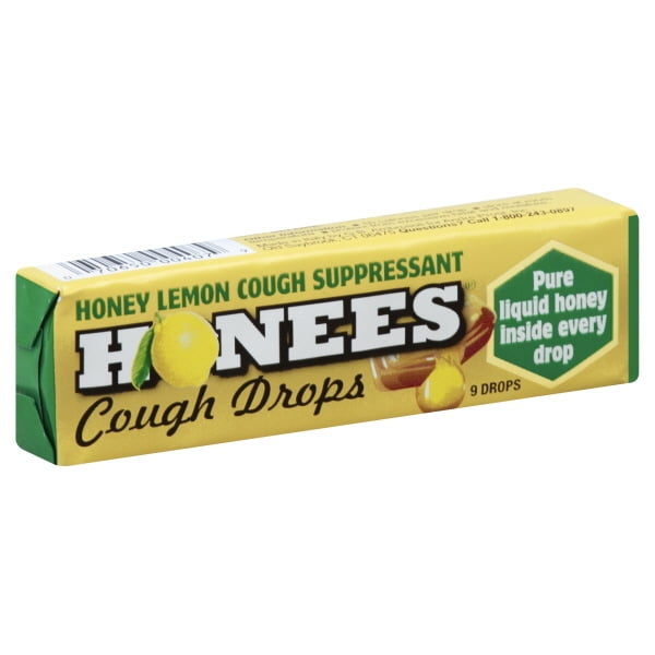 Honees Honey Lemon Cough Drops 9 Drops