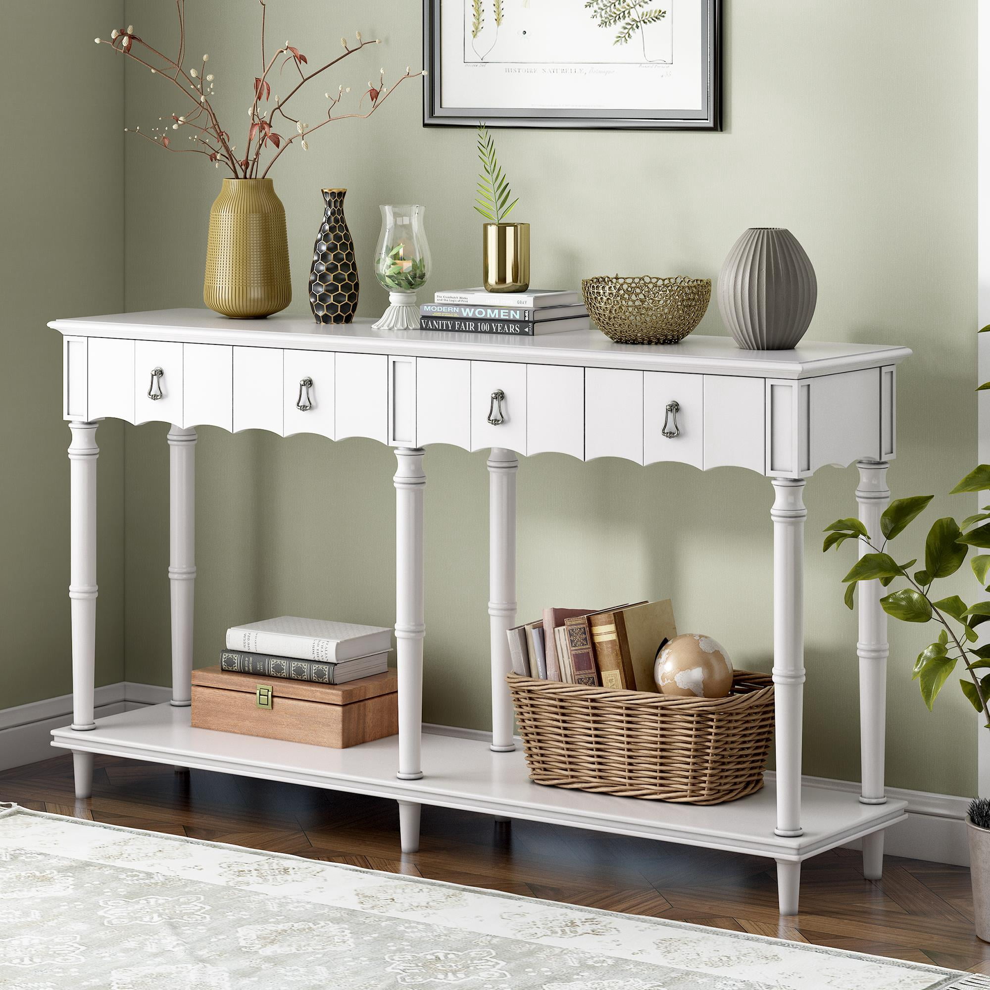 Ubesgoo Luxurious Entryway Console Table Sofa Table Hall Table Side ...