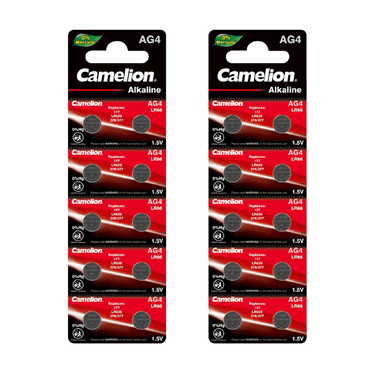 Camelion AG4 Alkaline Button Cell 20 Pack
