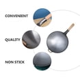 thumbnail image 2 of GOOHOCHY 1Pc Round Bottom Wok Even Heating Kitchen Necessities Grey, 2 of 8