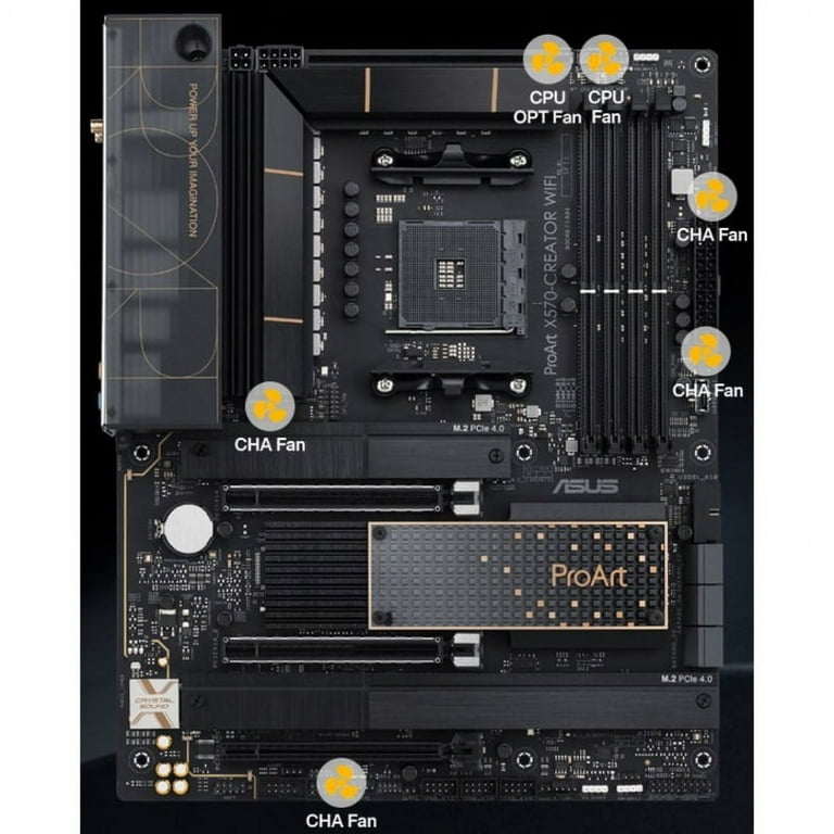 ASUS ProArt X570-CREATOR WIFI Desktop Motherboard - AMD