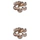 thumbnail image 2 of Qarigey 50 piezas de accesorios de Base de broche, broches de Metal para manualidades DIY, joyería, carcasa de disco de malla, accesorios para Oro 2piezas, 2 of 6