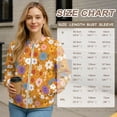 thumbnail image 7 of DISNIMO Floral Printed Sweatshirts for Women Zip Up Jackets Long Sleeve Outwear Fall Winter Outfits, XL, 7 of 7