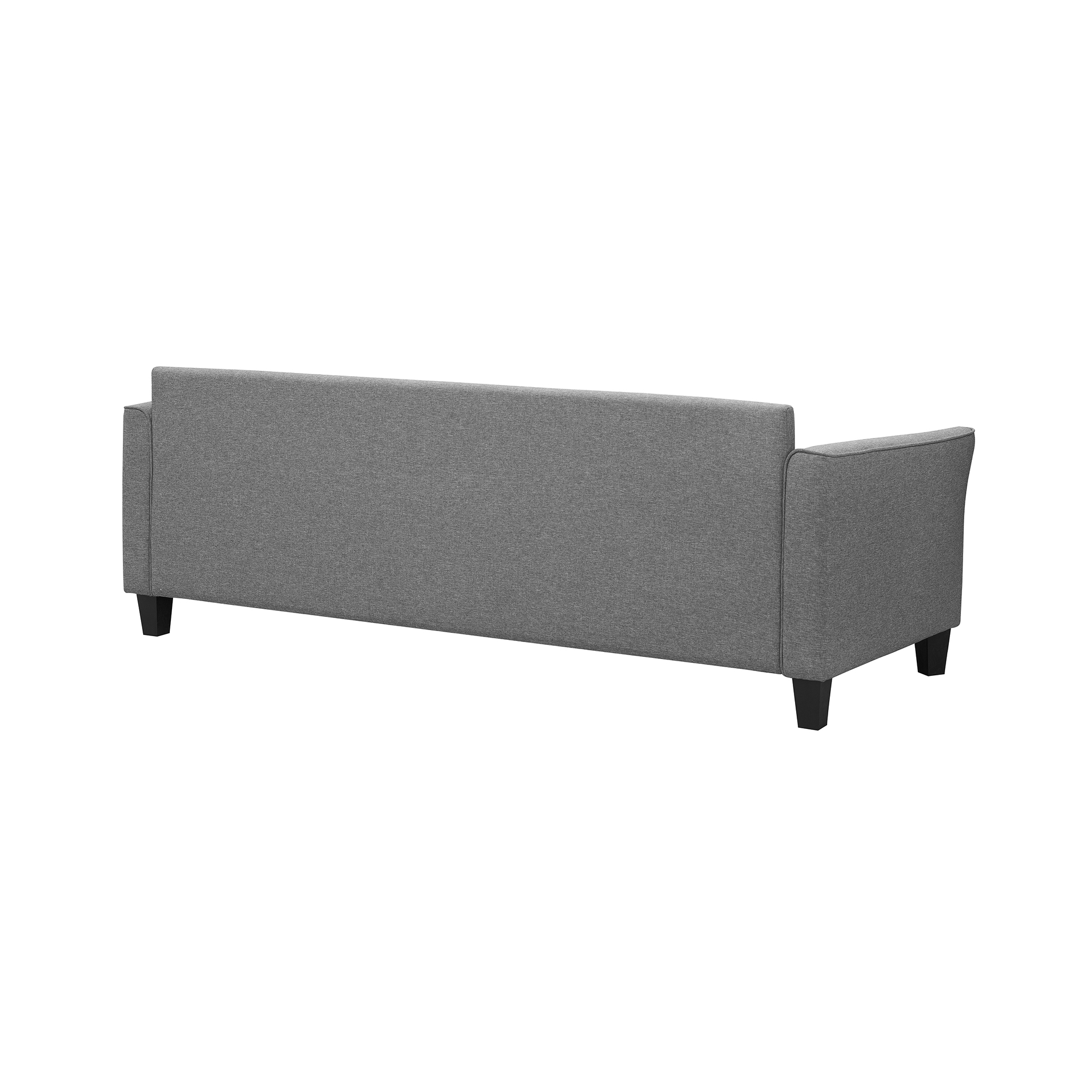 Mainstays Auden 81" 3 Seat Classic Modern Sofa, Gray