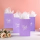 thumbnail image 3 of Bolsas de regalo DjinnGlory Thank You Lavender con asas, paquete de 50, 3 of 9
