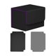 thumbnail image 2 of Caja de almacenamiento para baraja de cartas, organizador con cierre magnético para dados, funda para tarjetas Negro Púrpura, 2 of 8