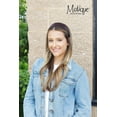 thumbnail image 2 of Motique Accessories Eggplant 2 inch Wide Leather like Headband Solid Hair Band for Women and Girls, 2 of 4