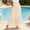 *Khaki, variant on Binmer Women's Elastic High Waist Tiered Flowy Maxi Skirt with Pockets,Solid Casual A Line Long Swing Skirt Black,Women's Plus L
