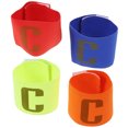 thumbnail image 1 of HEALEEP 4 Pcs Bandes Élastiques de Capitaine d'Équipe de Football Rouges Joueurs, 1 of 7