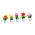 thumbnail image 6 of shamjina 3x5 Pieces Doll House Miniature Flower Mini Potted Plant Flower Model for 1/12 3 Pcs, 6 of 8