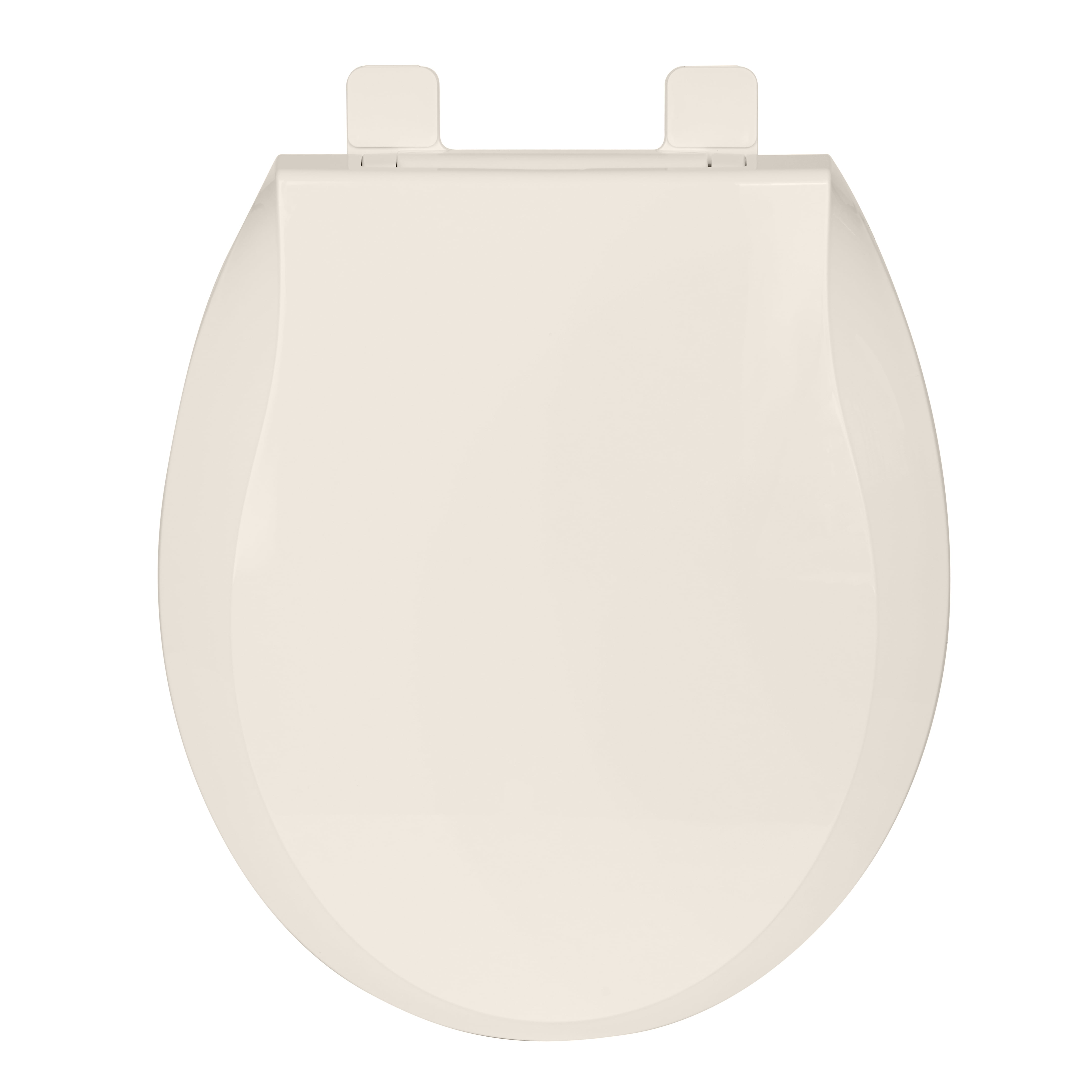 Commercial Toilet Seat – 17" Round Almond, Quiet Soft-Close Lid, Durable Polypropylene, Never-Loosen, Potty Training Feature, Fits Standard Toilets – Almond – 17"