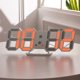 thumbnail image 2 of Reloj despertador electrónico 3D Luminoso Digital LED USB Power Reloj de pared Dígitos altamente visibles seitruly DZ4337-03B, 2 of 2