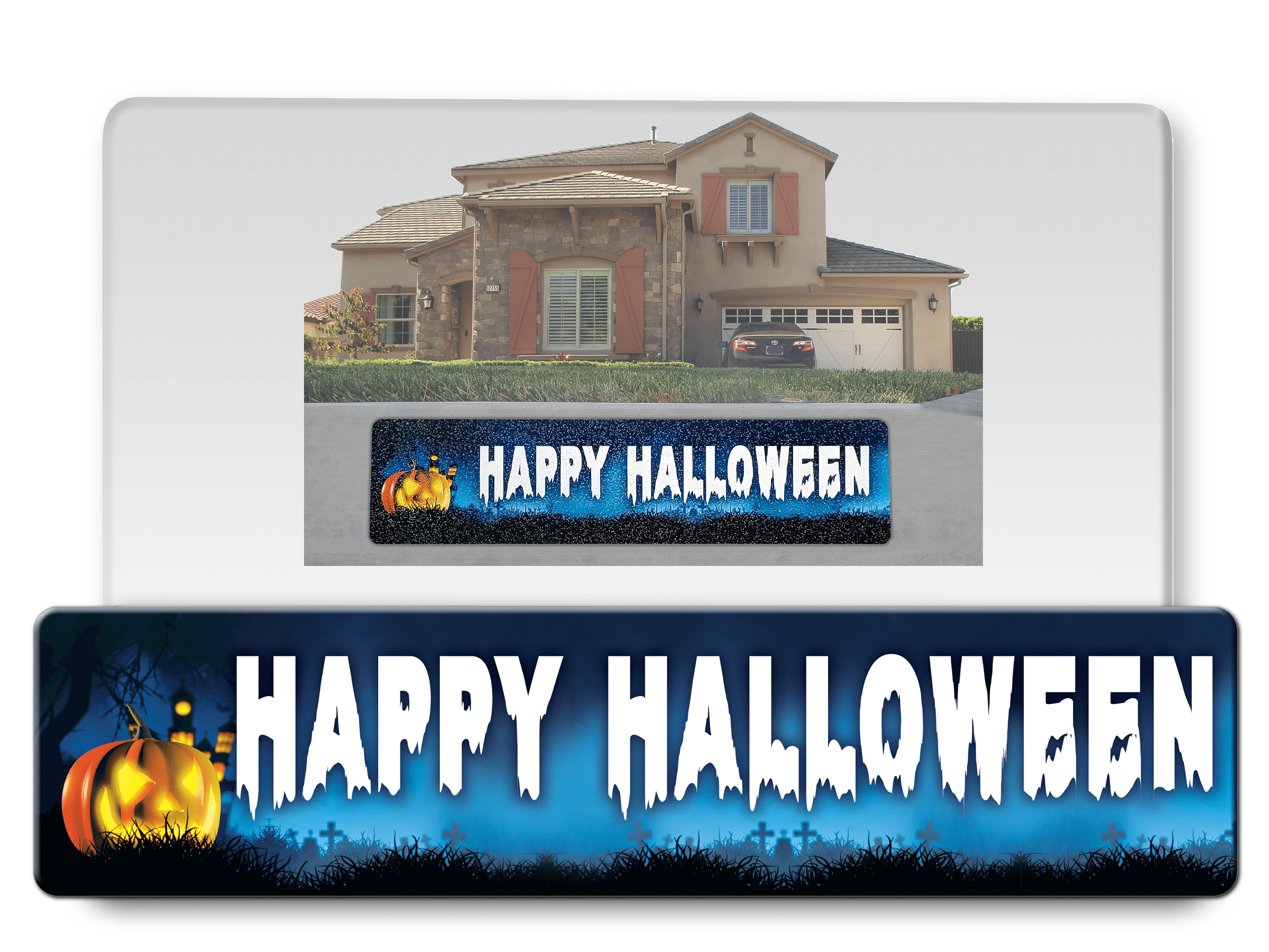 Happy Halloween Stickers, Home Decoration Stickers, Removable Wall
