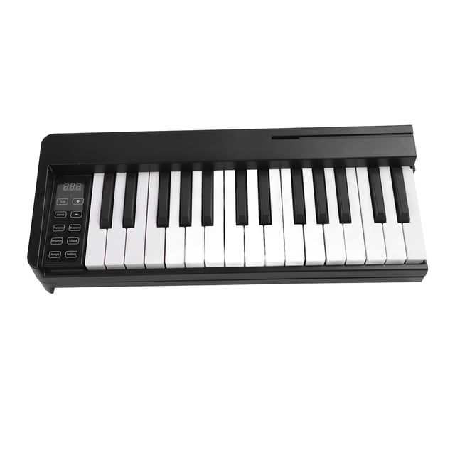 61 Key Folding Piano Keyboard, Full Size Rechargeable Keyboard Piano with Music Stand, Charging Cable, Pedal, Adults Digital MIDI Piano Travel Piano Music Keyboard for Beginner