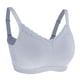thumbnail image 2 of Inalámbrico Acolchado de Encaje Ropa Interior Mujer Sin Aros Lencería de Mastectomía Travestis Ajustable gris Salvador Sujetador de bolsillo especial de algodón, 2 of 10