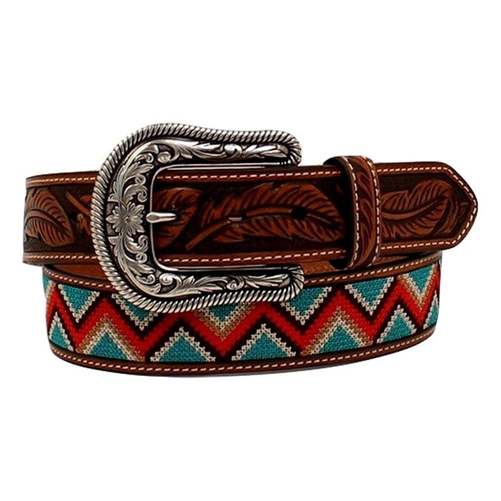 Ariat Women's Chevron Patterns Belt Tan XL