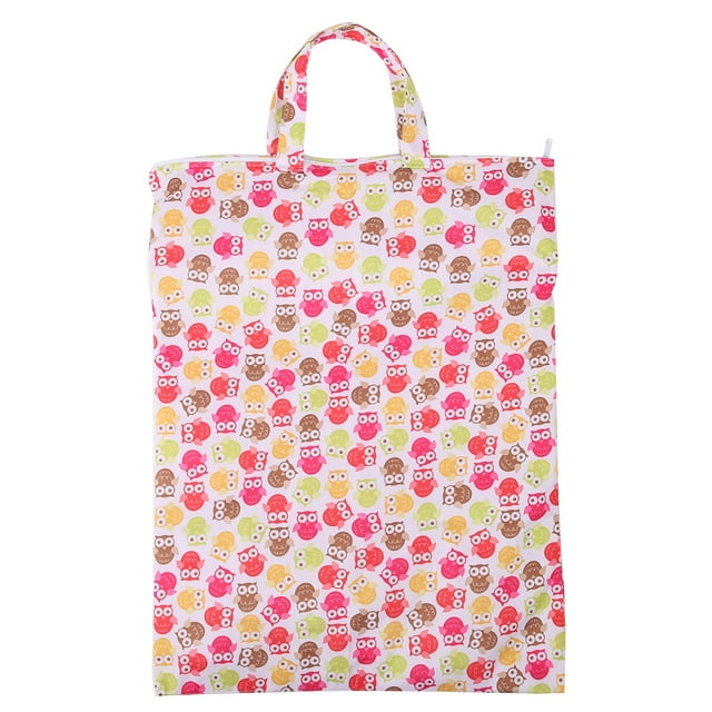 Bolsa impermeable, húmeda y seca, de gran capacidad, de tela, reutilizable, lavable, organizador de pañales H16