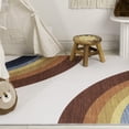 thumbnail image 3 of Rug Branch Kids Solara Ember Arc Red Indoor Soft Area Rug - 4' x 6', 3 of 7