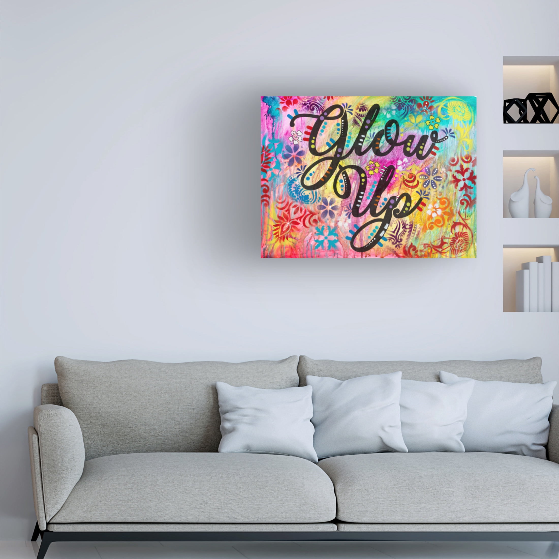 Canvas Wall Art - Dean Russo 'Glow Up' Wall Art for Living Room, Bedroom, or Office Décor by Trademark Fine Art - 24 x 18 Inches