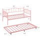 thumbnail image 2 of Yeshouse cama de metal con nido, dos camas individuales con cama abatible, soporte de acero, sin box spring, ideal para sala, apartamento o espacios pequeños, 2 of 9