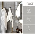 thumbnail image 4 of Ganchos adhesivos, ganchos autoadhesivos de acero inoxidable para toallas de baño, resistentes al agua, ganchos adhesivos para pared de ducha de cocina, sin clavos, para bata, lufa, abrigo, sombrero,, 4 of 7