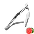 thumbnail image 2 of Easeky 2 in 1 Stainless Watermelon Cutter Fork Portable Slicer Scalable Cube Slice Tool 15Cm Compact Fruit Knife for Family Parties Camping Picnic Bbq Salad Bar man Safe, 1*Watermelon Cutter, 2 of 8