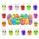 thumbnail image 1 of 24PCS Easter Bunny Set Colorful Eggs With Stress Relief Toys For Kids, 1 of 7