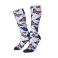 thumbnail image 2 of Fotbe Butterflies1 print Women's Men's Novelty Crew Socks Cotton Socks Knee High Socks for Walking,Running,Nurses,Pregnancy, 2 of 8