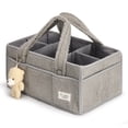 thumbnail image 3 of Baby Diaper Caddy Organizer for Changing Table, Baby Basket for Diapers, Portable Nursery Storage Basket, 3 of 14