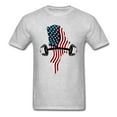 thumbnail image 5 of American Flag Dumbbells - Unisex Classic T-Shirt, 5 of 10